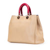 Dior Large Bicolor Leather Diorissimo Satchel Secondhand