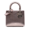Dior Medium Metallic Patent Microcannage Lady Dior Secondhand