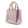 Dior Medium Metallic Patent Microcannage Lady Dior Secondhand