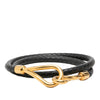 Hermès Gold Plated and Swift Jumbo Hook Double Tour Bracelet Secondhand