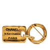 Chanel Gold Plated Rue Cambon Tag Brooch Secondhand