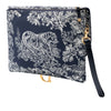 Dior Canvas Reverse Embroidered Toile de Jouy Clutch Secondhand