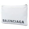 Balenciaga Leather Ville Logo Zip Pouch Secondhand