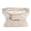 Chanel Small Quilted Shiny Calfskin 22 Handbag Secondhand