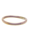 Secondhand Chanel Vinyl Plated Sport Line Logo Tube Bracelet