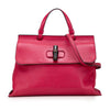 Secondhand Gucci Medium Leather Bamboo Daily Satchel