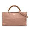Secondhand Gucci Medium Calfskin Bamboo Shopper Satchel