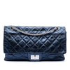 Chanel Metallic Quilted Aged Calfskin Reissue 2.55 Double Flap 227 Secondhand