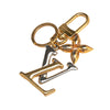 Louis Vuitton Gold Plated New Wave Key Ring and Bag Charm Secondhand