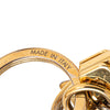 Louis Vuitton Gold Plated New Wave Key Ring and Bag Charm Secondhand
