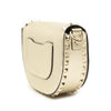 Valentino Metallic Grained Calfskin Rockstud Saddle Crossbody Secondhand