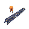 Hermès Les Cles a Pois Silk Twilly Scarf Secondhand