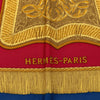 Hermès Poste et Cavalerie Silk Scarf 90 Secondhand
