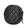 Chanel CC Quilted Caviar Round Clutch With Chain Secondhand
