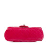 Chanel Mini Quilted Velvet Pearl Crush Single Flap Secondhand