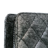 Secondhand Chanel CC Quilted Metallic Calfskin Zip Clutch
