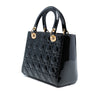 Dior Medium Patent Cannage Lady Dior Secondhand