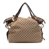 Gucci Large GG Canvas Bamboo Bar Tote Secondhand