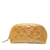 Chanel Quilted Patent Precious Symbols Pouch Secondhand