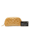 Chanel Quilted Patent Precious Symbols Pouch Secondhand