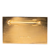 Chanel Gold Plated CC Plate Brooch Secondhand