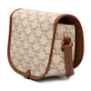 Celine Medium Triomphe Coated Canvas Folco Crossbody Secondhand
