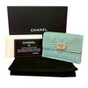 Chanel Quilted Caviar Boy Trifold Wallet Secondhand