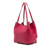 Burberry Small Embossed Grain Check Leather Canterbury Tote Secondhand