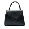Saint Laurent Textured Leather Monogram Top Handle Bag Secondhand