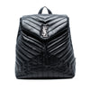 Saint Laurent Medium Matelasse Leather Monogram LouLou Backpack Secondhand