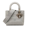 Dior Medium Embroidered Canvas Cannage Lady D Lite Secondhand