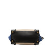 Celine Micro Tricolor Calfskin and Suede Luggage Tote Secondhand
