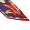 Hermès Twill Feather Motif Silk Twilly Scarf Secondhand