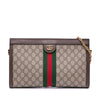 Gucci Medium GG Supreme Ophidia Web Chain Shoulder Bag Secondhand