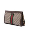 Gucci Medium GG Supreme Ophidia Web Chain Shoulder Bag Secondhand