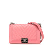 Chanel Old Medium Chevron Lambskin Boy Flap Secondhand