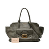 Miu Miu Vitello Soft Front Pocket Satchel Secondhand