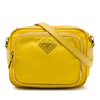 Prada Mini Saffiano Trimmed Tessuto Front Pocket Camera Bag Secondhand