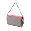 Dior Bicolor Lambskin and Patent Cannage Lady Dior Wallet On Chain Secondhand