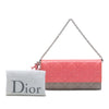 Dior Bicolor Lambskin and Patent Cannage Lady Dior Wallet On Chain Secondhand