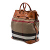 Burberry Mega Check Canvas and Leather Satchel Secondhand