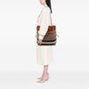 Burberry Mega Check Canvas and Leather Satchel Secondhand