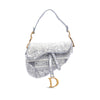 Dior Canvas Embroidered Toile de Jouy Saddle Bag Secondhand