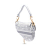 Dior Canvas Embroidered Toile de Jouy Saddle Bag Secondhand