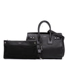 Saint Laurent Small Grained Calfskin Supple Sac De Jour Satchel Secondhand
