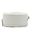 Chanel CC Chevron Shearling Round Clutch with Chain Secondhand