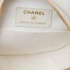 Chanel CC Chevron Shearling Round Clutch with Chain Secondhand