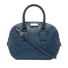 Burberry Small Grained Calfskin Orchard Bowling Bag Secondhand