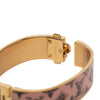 Louis Vuitton Gold Plated Enamel Monogram Confidential Hinge Bracelet S Secondhand