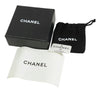 Chanel Gold Plated CC Ribbon Drop Bullet Backs Earrings Secondhand